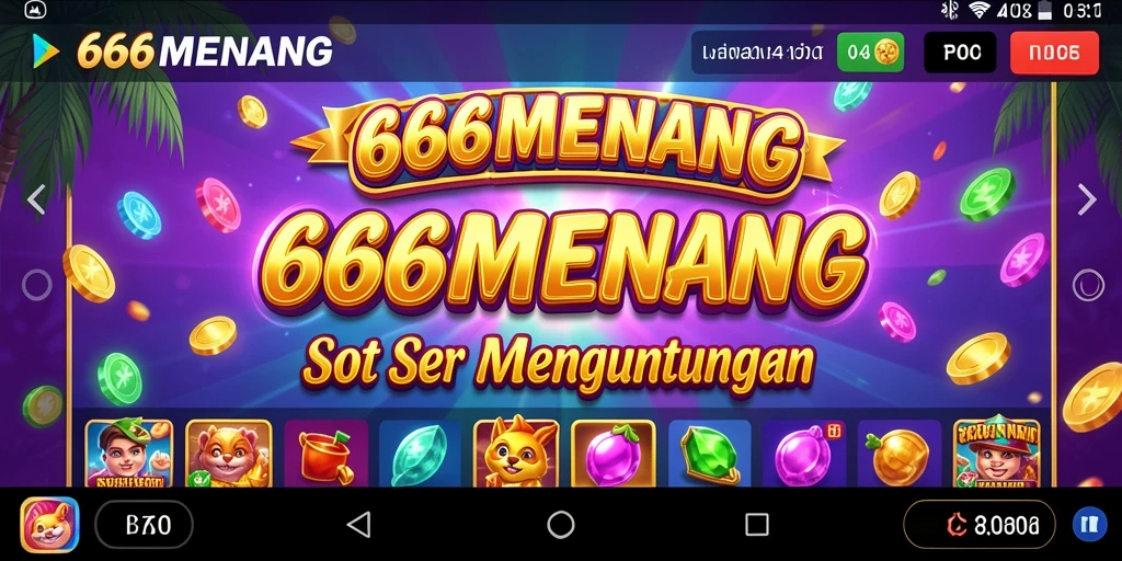 Tampilan menarik dari gameplay Slot di 666MENANG.
