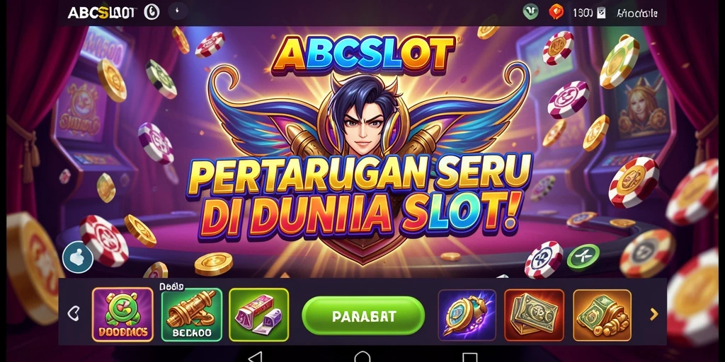 Tampilan screenshot utama ABCSLOT dengan aksi pertarungan menegangkan.