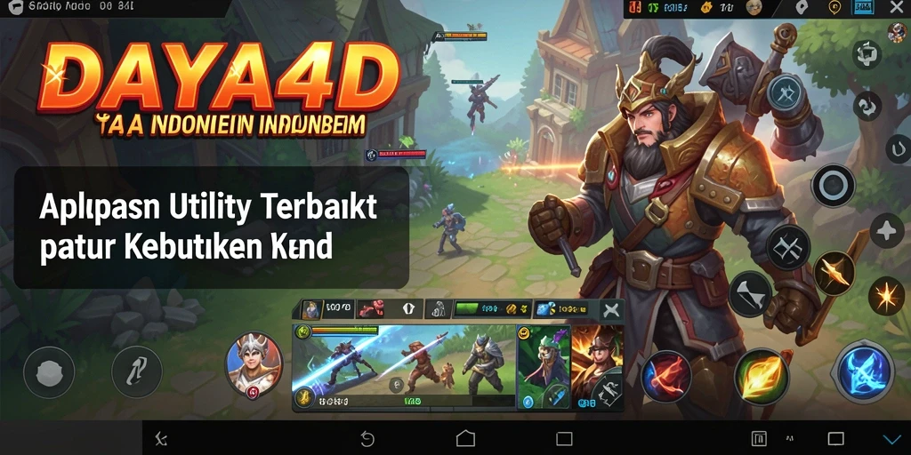 Tampilan yang bersih dan mudah digunakan dari aplikasi DAYA4D.