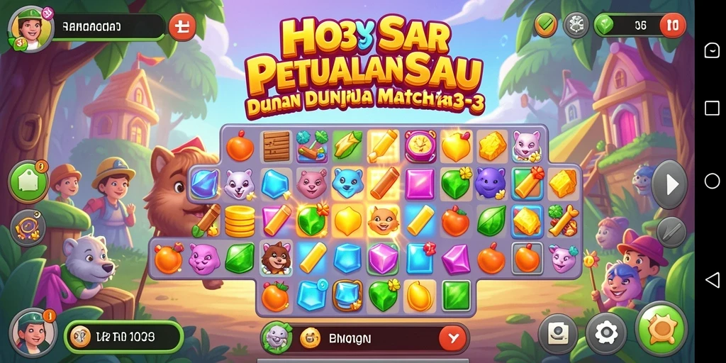 Menampilkan gameplay seru dan warna-warni dari HO3.