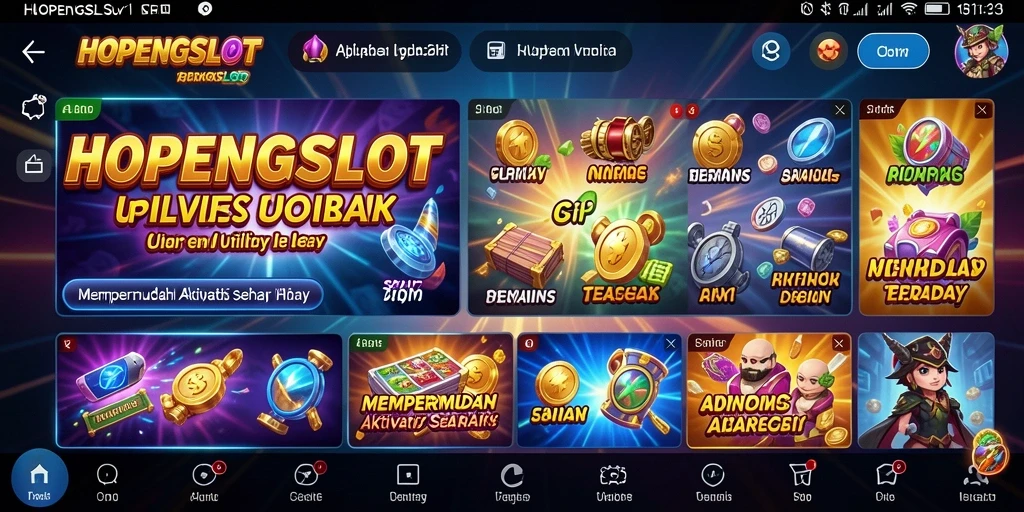 Tampilan antarmuka HOPENGSLOT yang intuitif dan menarik.