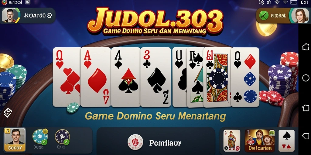 Tangkapan layar dari gameplay JUDOL303 yang menampilkan momen menarik dalam permainan Domino.