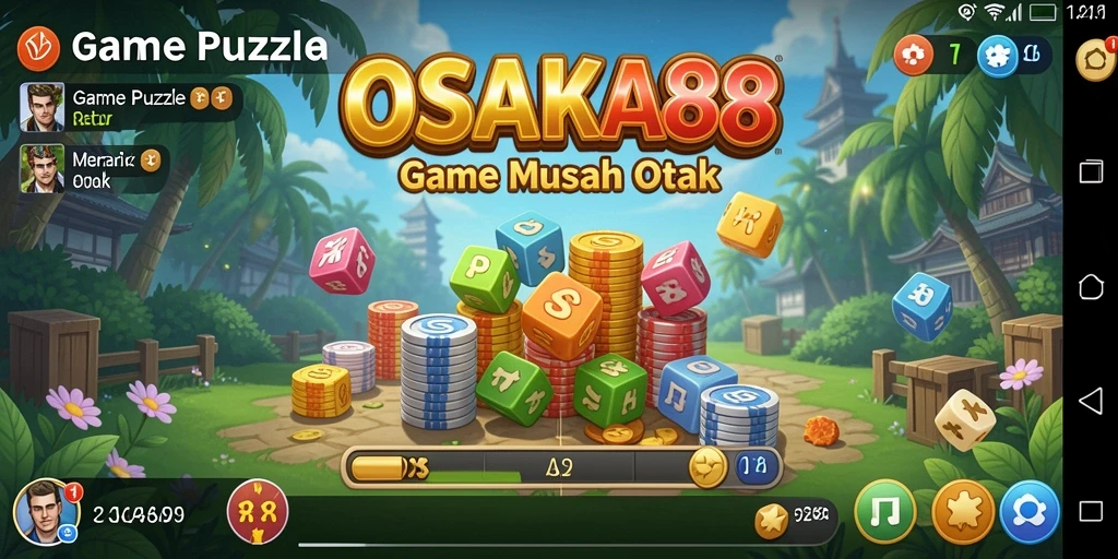Tampilan screenshot <strong>OSAKA88</strong> saat gameplay Puzzle yang menantang.