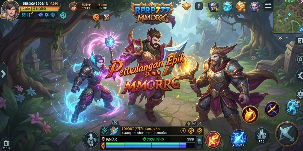 Tampilan gameplay RPRP777 yang memukau dalam dunia MMORPG.