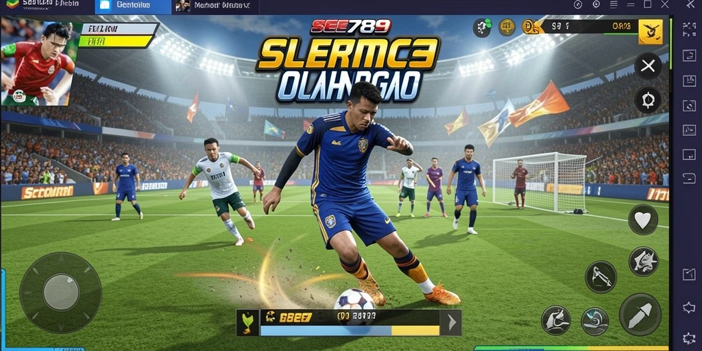 Tampilan gameplay SEE789 menampilkan aksi olahraga yang seru dan dinamis.