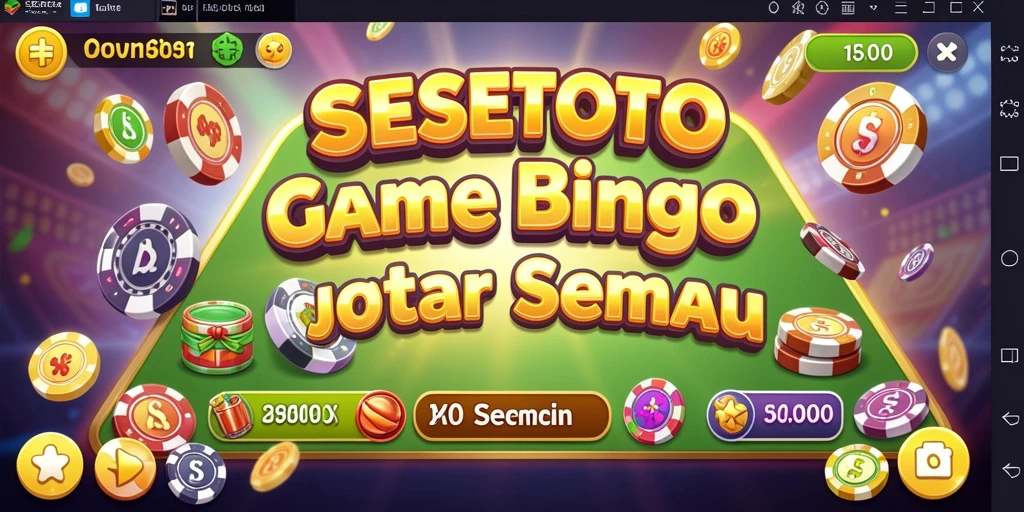 Tampilan gameplay SESETOTO yang seru saat bermain Bingo bersama teman.