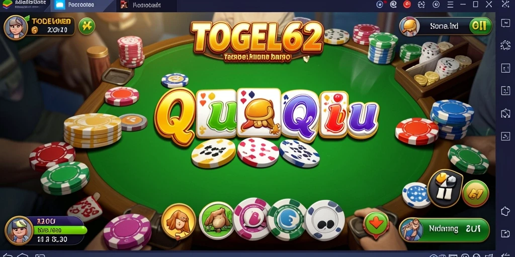 Tampilan menarik dari gameplay QiuQiu TOGEL62.